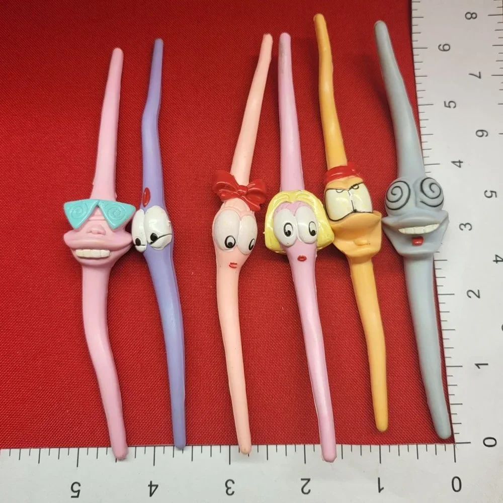 Vintage Bendable Hair Ties Set of 6